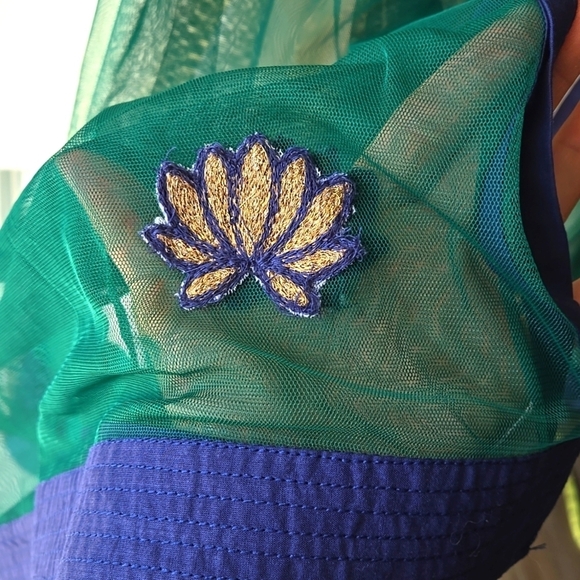 Biba by Rohit Bal Indian Anarkali Maxi Dress with Scarf - Picture 11 of 12